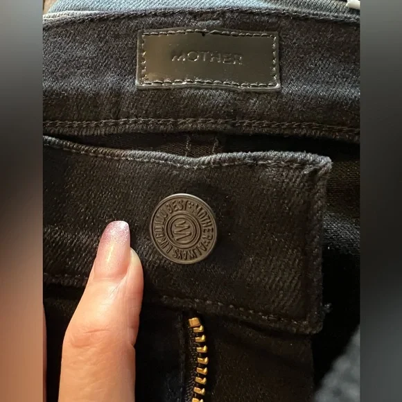 Mother The Hustler Ankle Fray Encounters Black Anthropology New $238- 24/25 - Picture 11 of 15